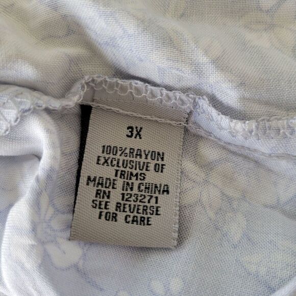 J For Justify Floral Mini Peasant Dress (Size 3X) - Picture 5 of 8